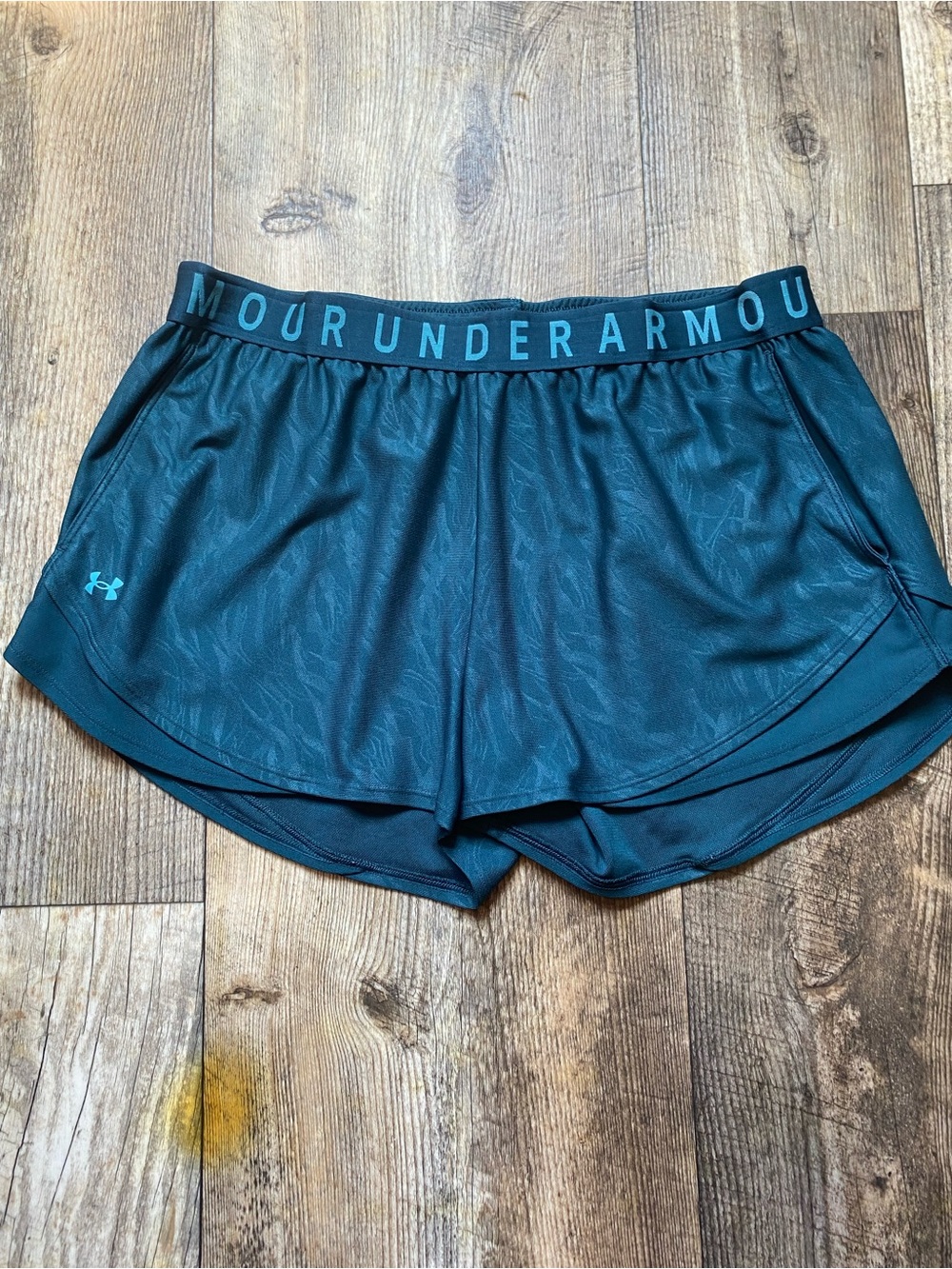 Under Armour Teal Performance Women's Athletic Shorts